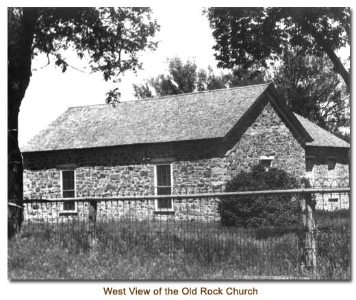West View of the Old Rock Church