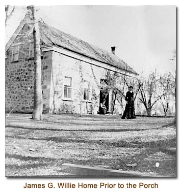 James G. Willie Home Prior to the addition of the front porch