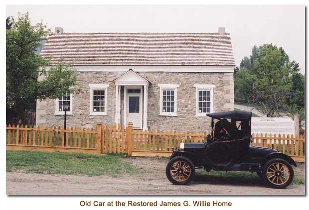 Old Car at the Restored James G. Willie Home