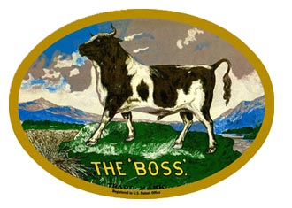 Russell Company Logo, "The Boss."