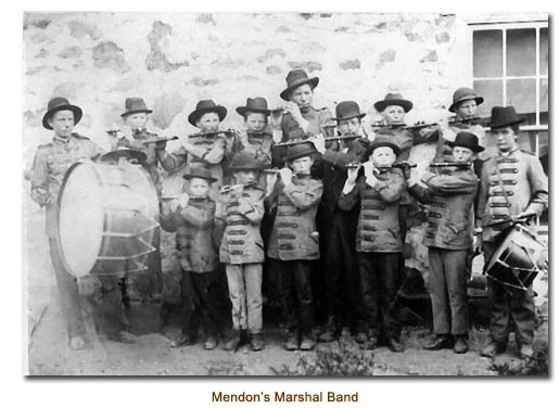 Mendon Marshal Band About 1882.