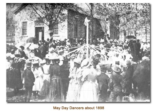 Mendon May Day about 1898.
