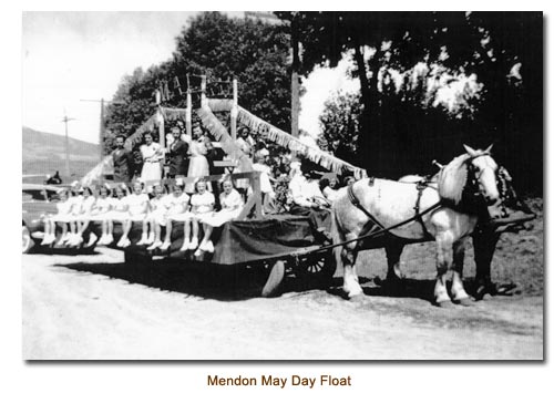 Mendon May Day Float.