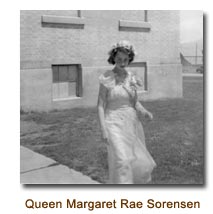 Mendon May Queen Margaret Rae Sorensen.