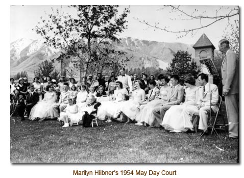 Marilyn Hiibner's 1954 May Day Court