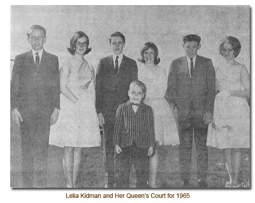 Lelia Kidman and her 1965 May Day Court.