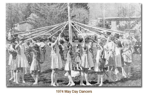 1974 May Day Dancers.