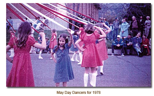 Mendon May Day Dancers for 1978.