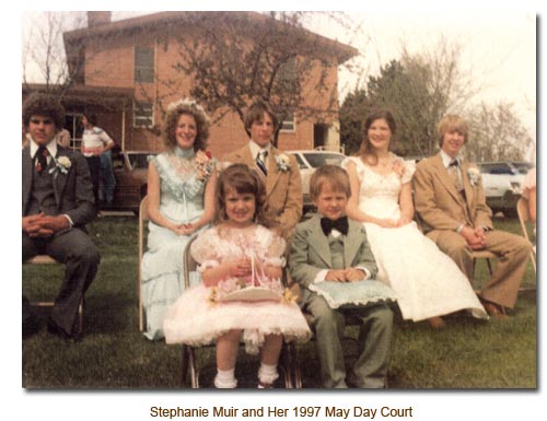 Stephanie Muir and Her 1979 May Day Court