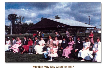 Mendon May Day Court for 1987