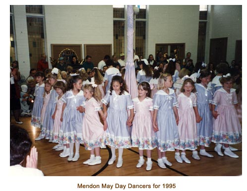 Mendon May Day Dancers for 1995.