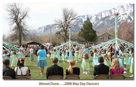 2008 May Day Dancers . . . Almost Done