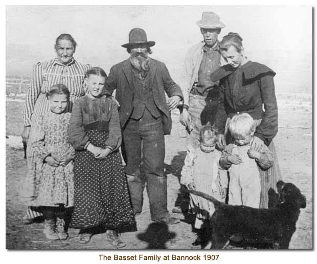 The Basset Family at Bannock in 1907