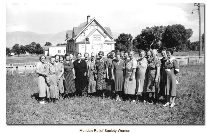 Mendon Relief Society Women