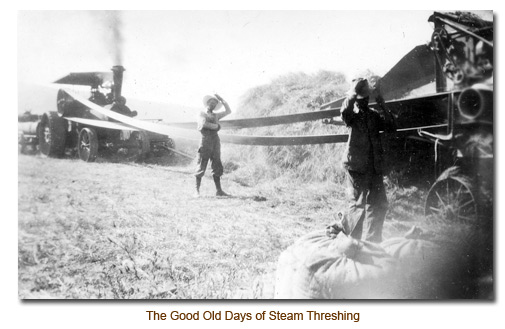 The Good Old Days of Steam Bundle Threshing
