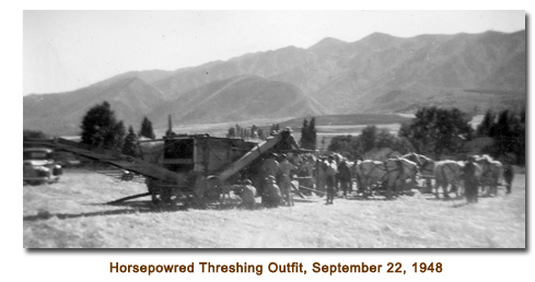 Horsepower Threshing Outfit.