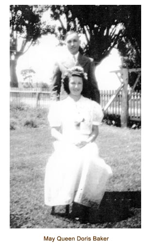 May Queen Doris Baker and Her Consort.