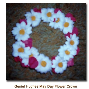 1945 May Day Flower Crown