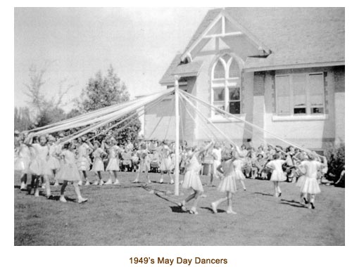 1949's Mendon May Day Dancers.