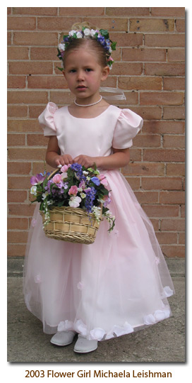 Flower Girl Michaela Leishman